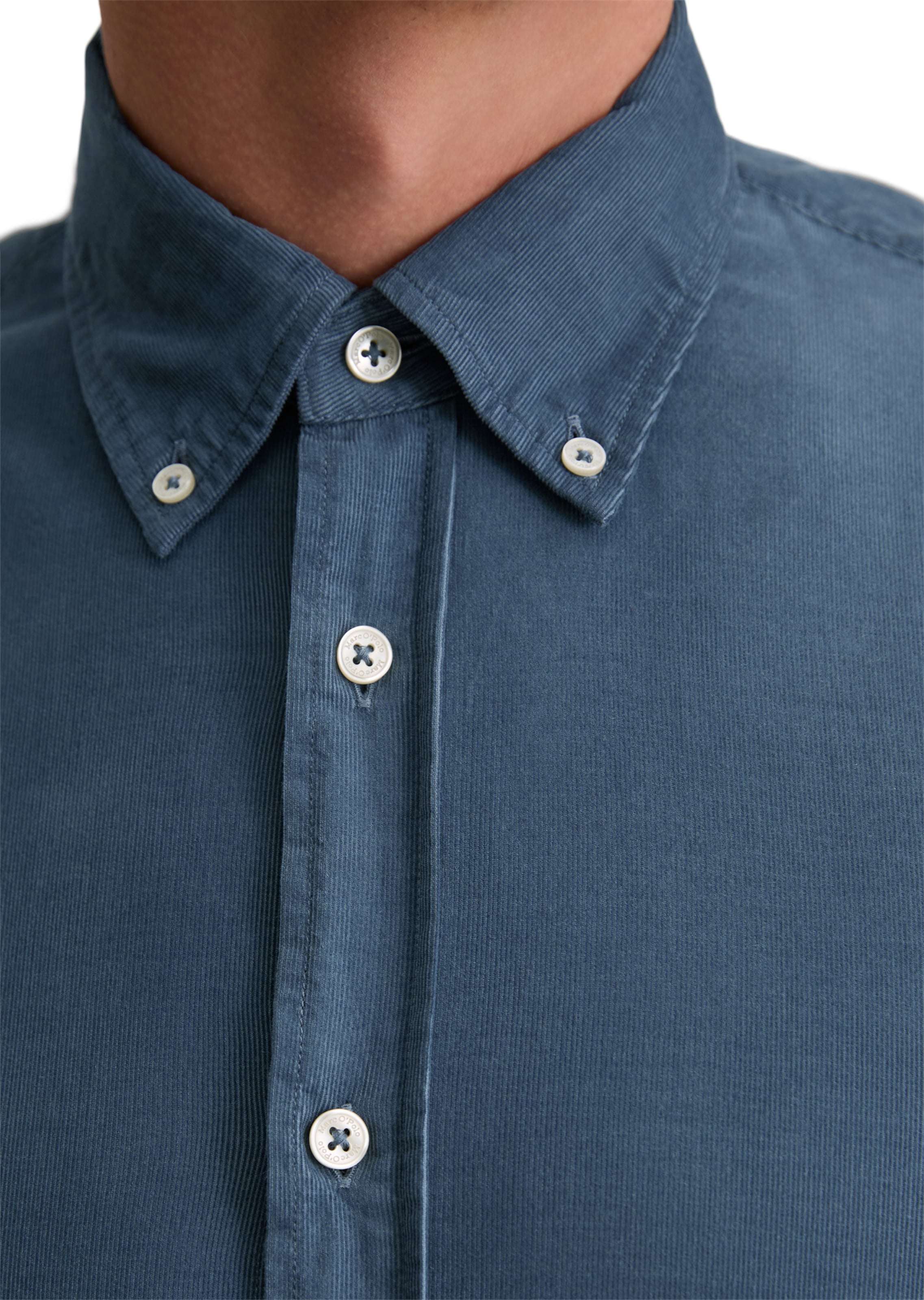 Marc O'Polo Slim Fit Hemd in Blau