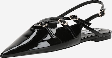 melns STEVE MADDEN Balerīnas ar siksniņu 'Cianna': no priekšpuses