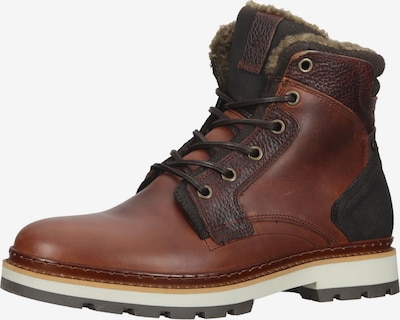 BULLBOXER Bottes à lacets en marron, Vue avec produit