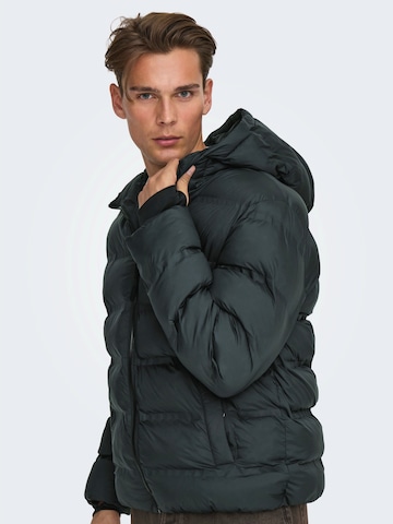 Veste d’hiver 'ONSUNION' Only & Sons en noir