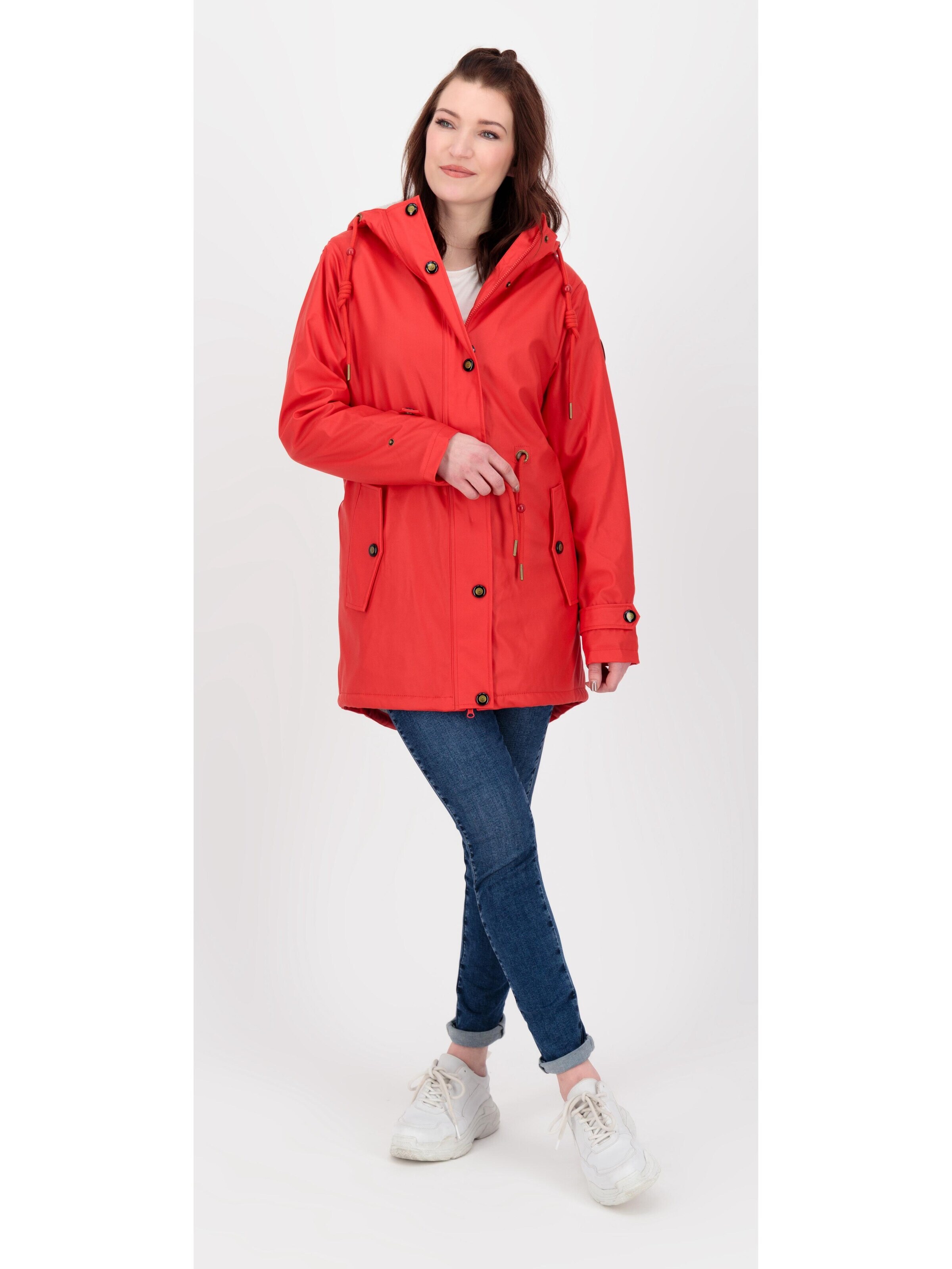 ankerglut Raincoat 'Friesennerz ankergluttraum WMN' in Red