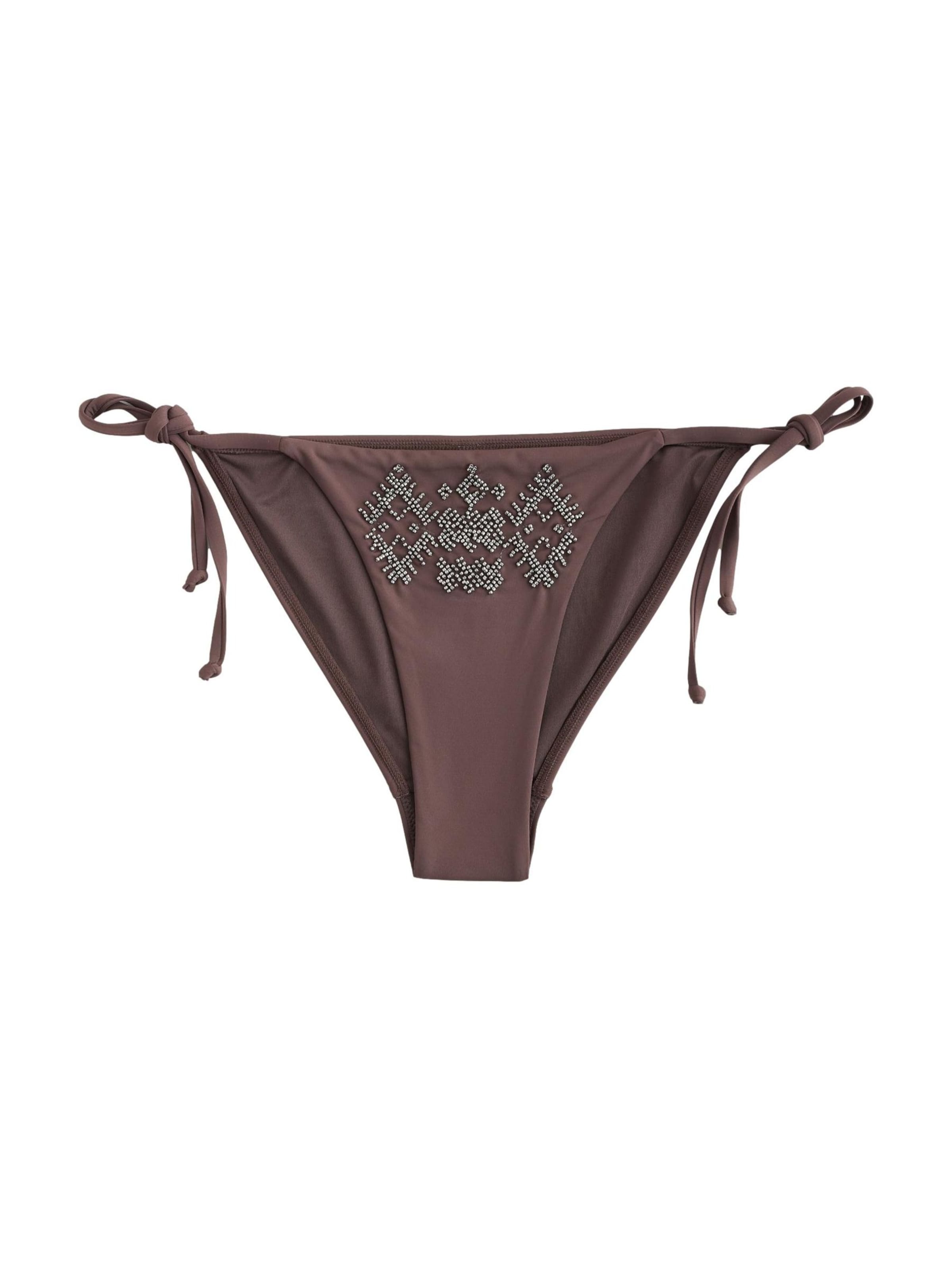 Next Bikinihose in Braun: Vorderseite