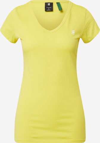 G-Star RAW Koszulka w kolorze żółty: przód