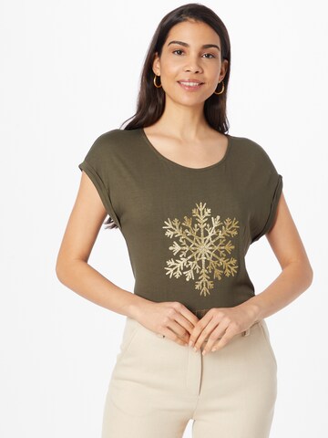 ABOUT YOU - Camisa 'Fabiola' em verde: frente