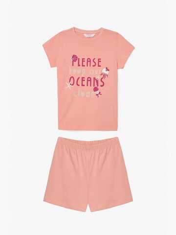 PentiPidžama set 'PENTI Mädchen Keep Our Ocean Baumwoll-Pyjama-Set' - miks boja boja