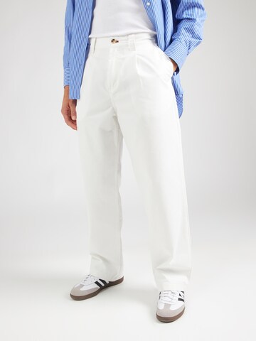 TOMMY HILFIGER - Regular Calças chino em branco: frente
