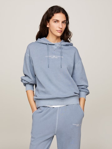 Sweat-shirt TOMMY HILFIGER en bleu : devant