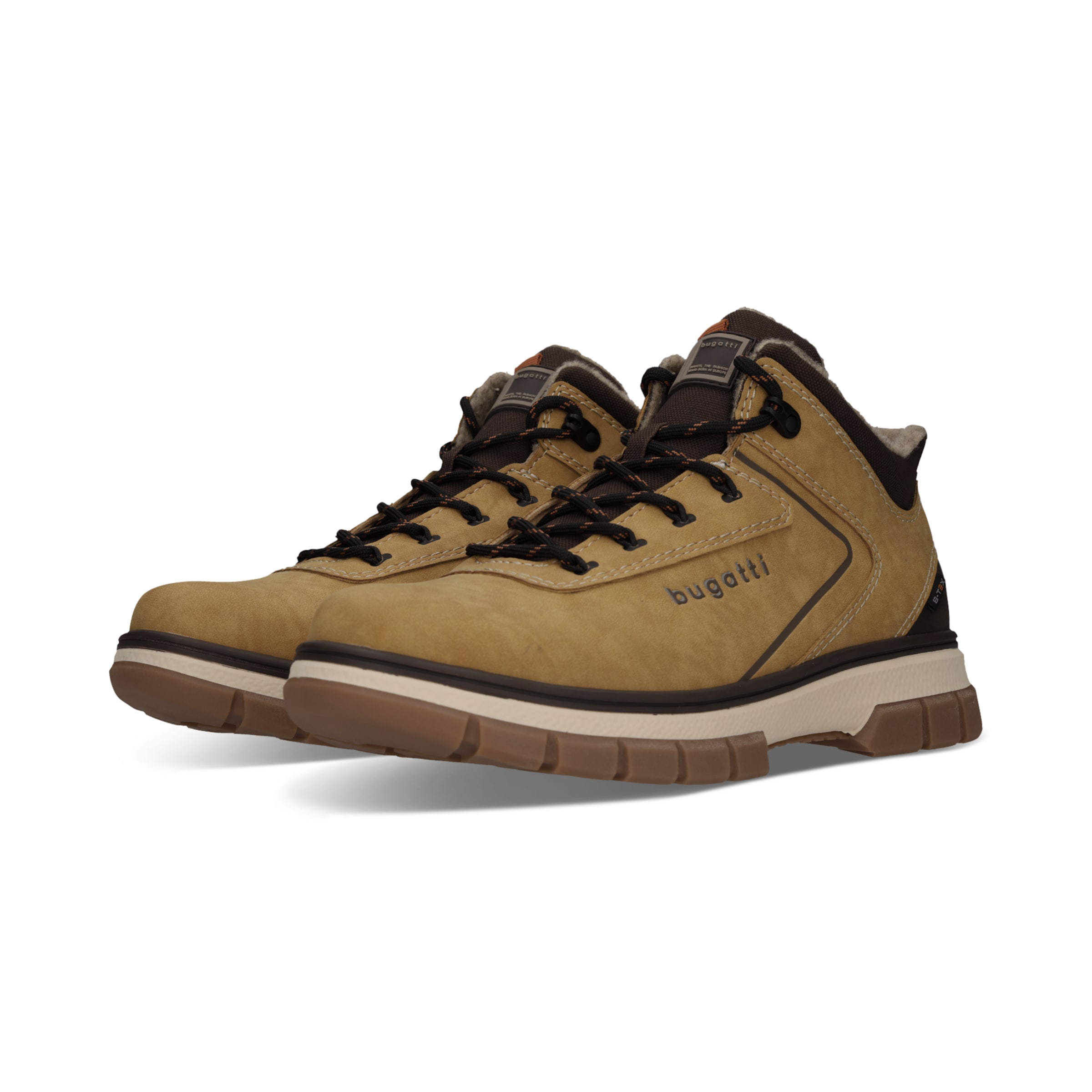 bugatti Schnürboots in Gelb
