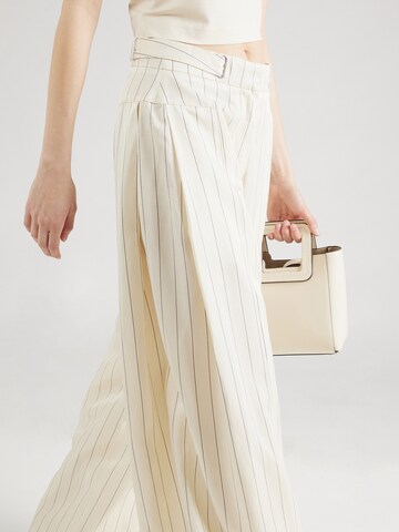 Wide Leg Pantalon REMAIN en blanc