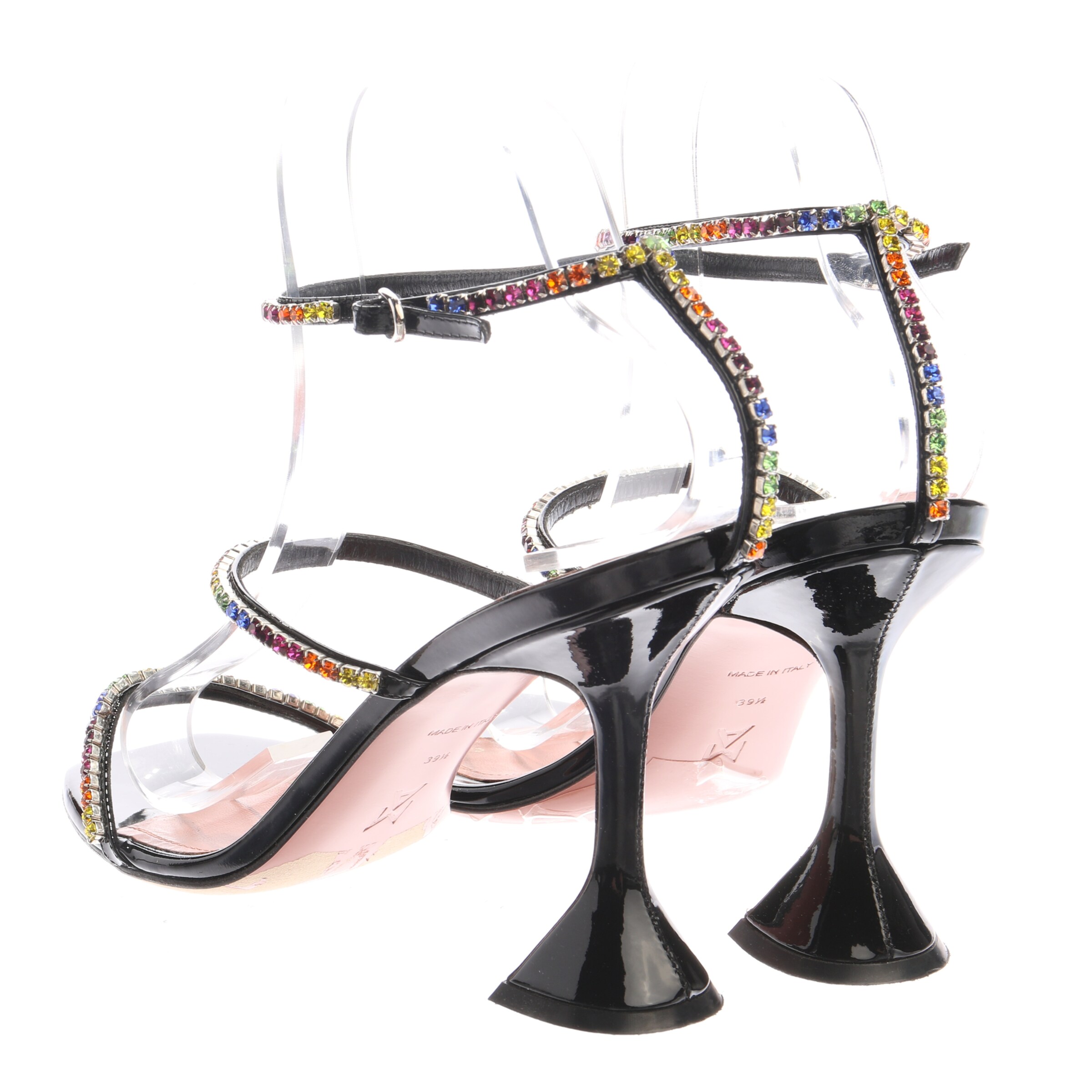 Amina Muaddi Sandals & High-Heeled Sandals in 39,5 in Black