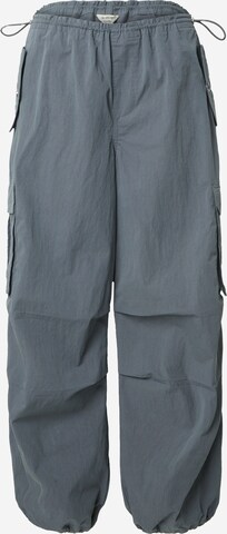 River Island - Tapered Calças cargo em cinzento: frente