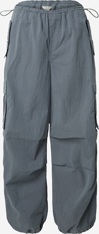 River Island Tapered Cargo Pants in Grey: front
