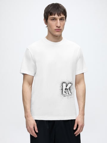 KARL LAGERFELD JEANS Koszulka w kolorze biały: przód