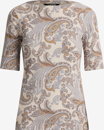 Tricou de la Lauren Ralph Lauren pe bej: față