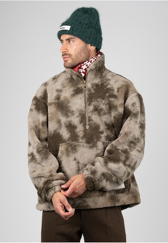 Giacca di pile 'Highland' di Prohibited in beige: frontale