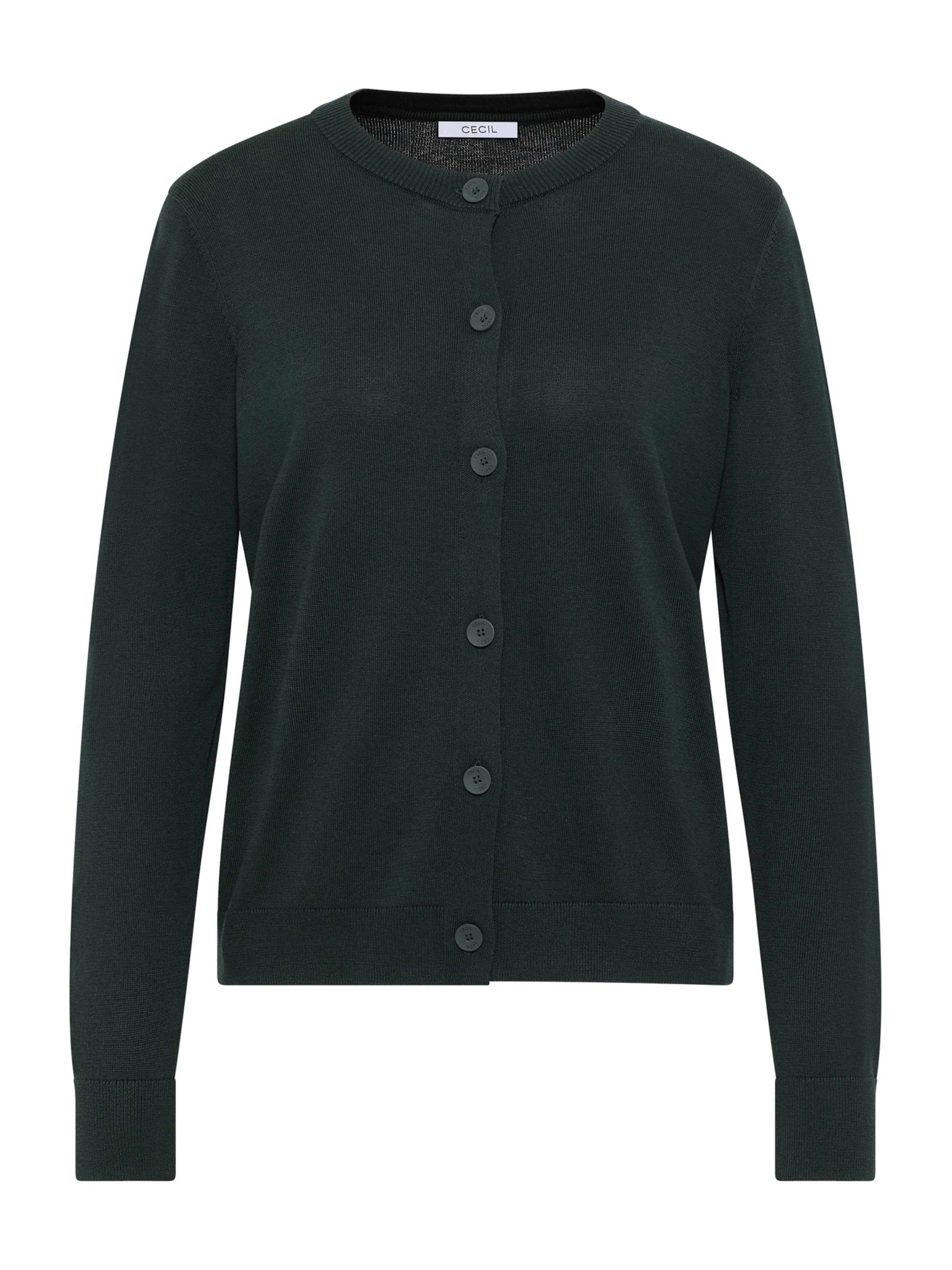 CECIL Strickjacke in Grün: Vorderseite