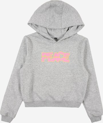 Mister Tee Sweatshirt 'Peace' i grå: framsida