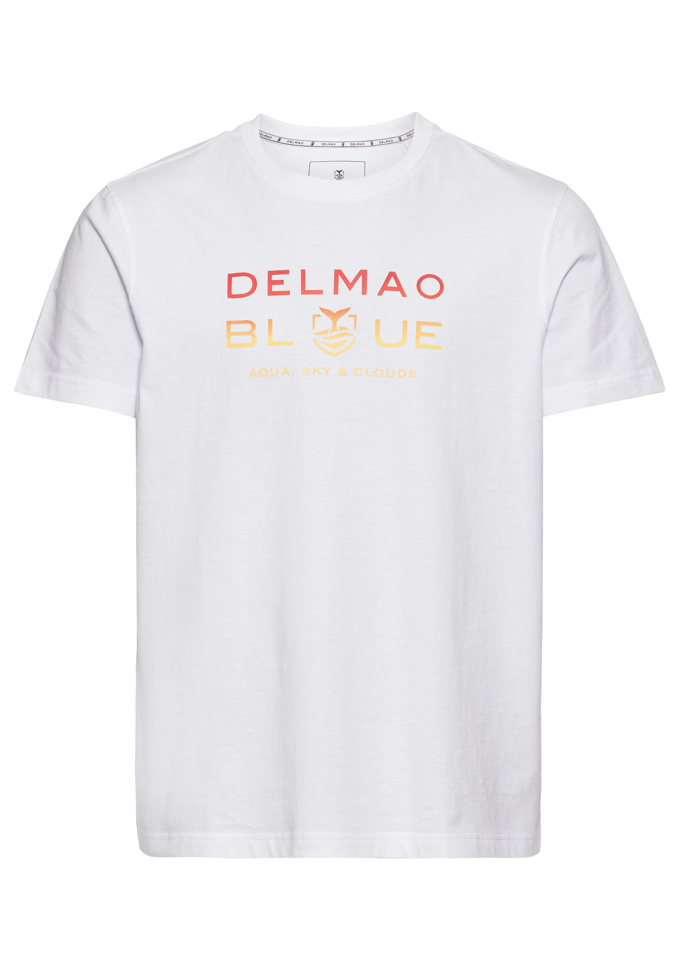 DELMAO Shirt in White: front
