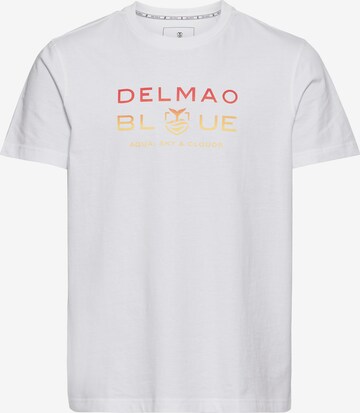 DELMAO Shirt in White: front