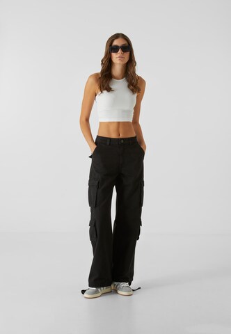 2Y Studios Loosefit Cargobyxa 'Wega' i svart