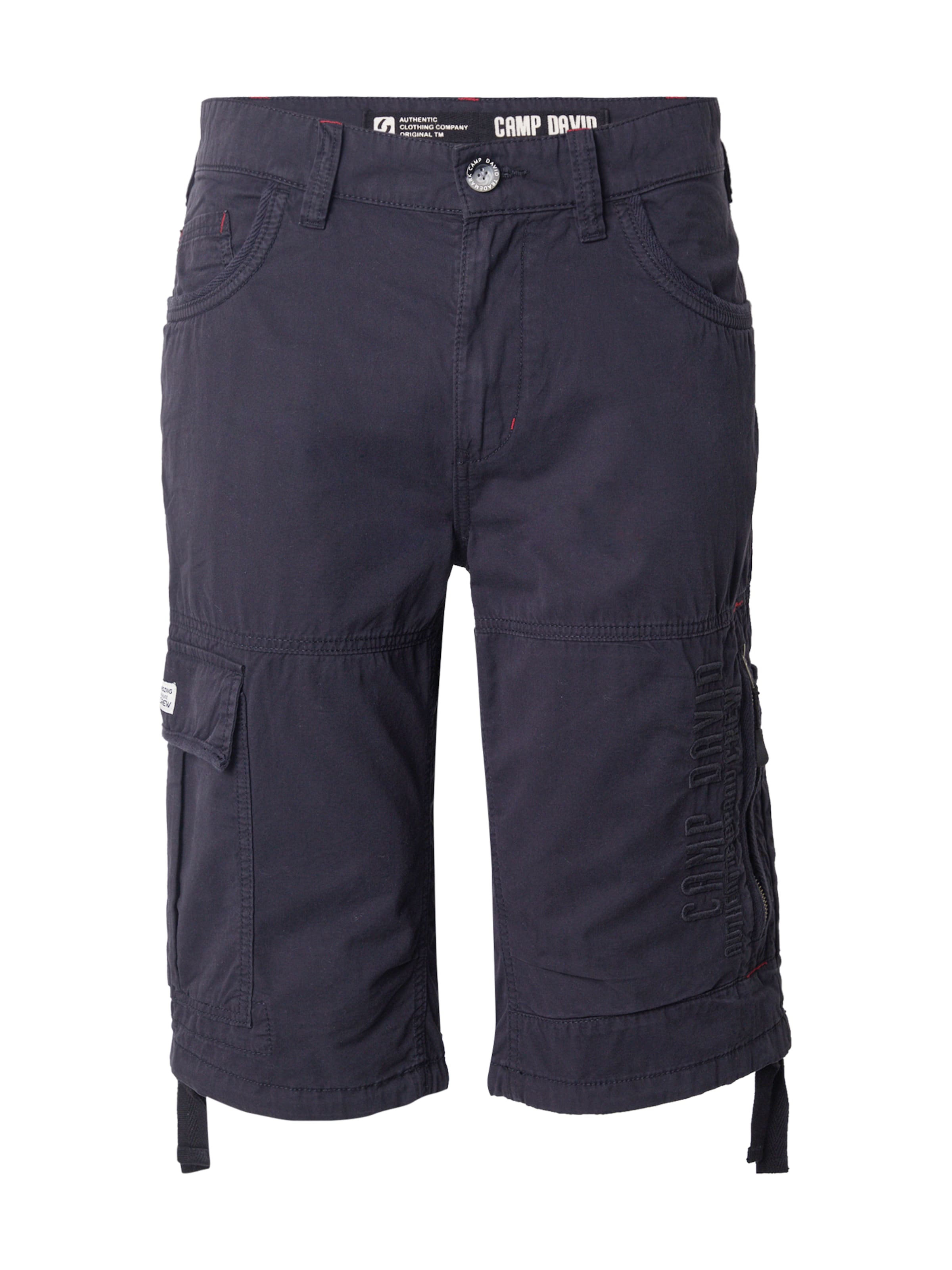 CAMP DAVID Regular Shorts in Blau: Vorderseite