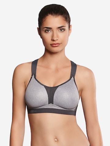 ANITA Minimiser Bra 'dynamiX star Racerback Sport' in Grey