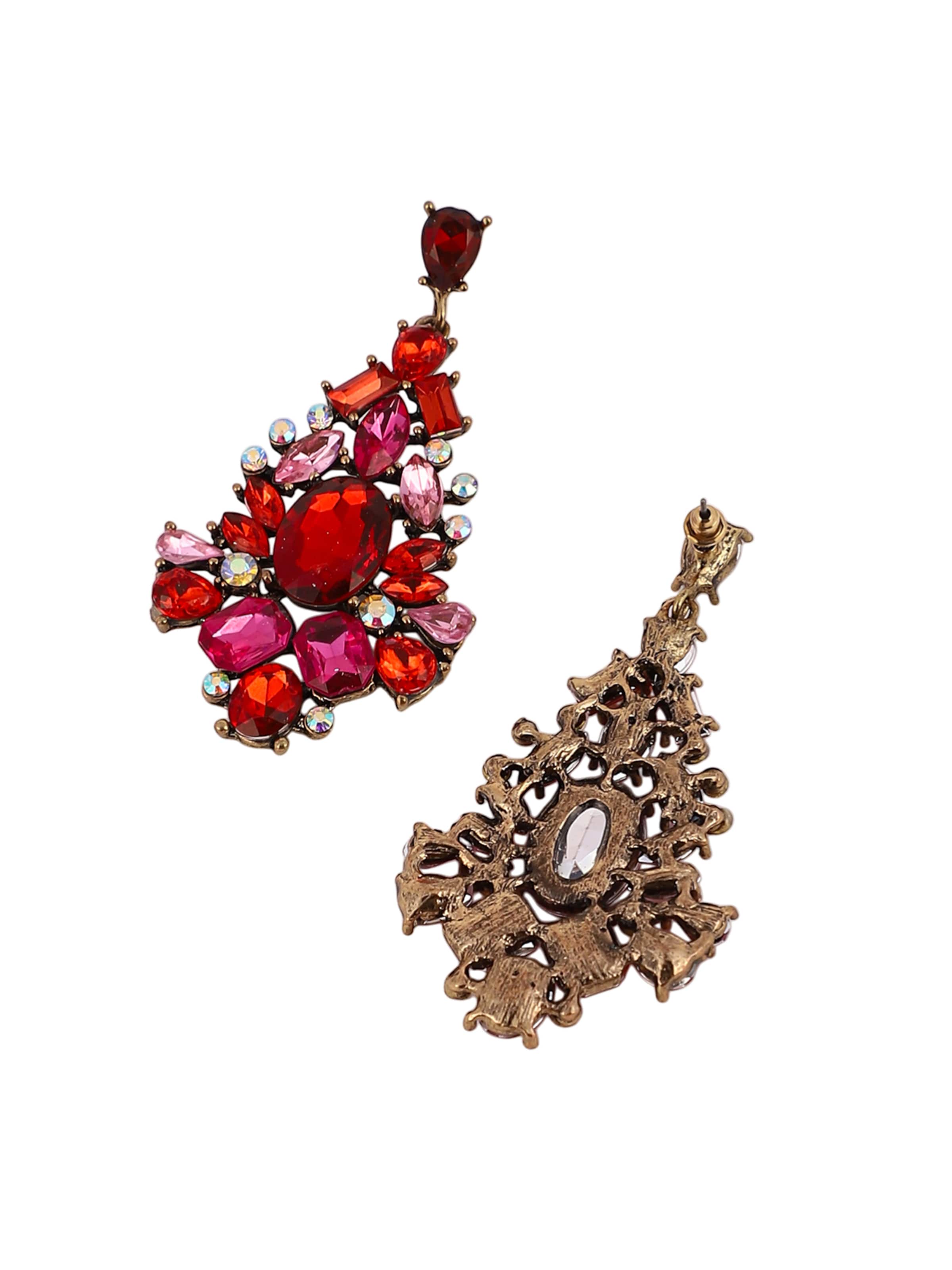 SOHI Örhängen 'Kavya' i röd