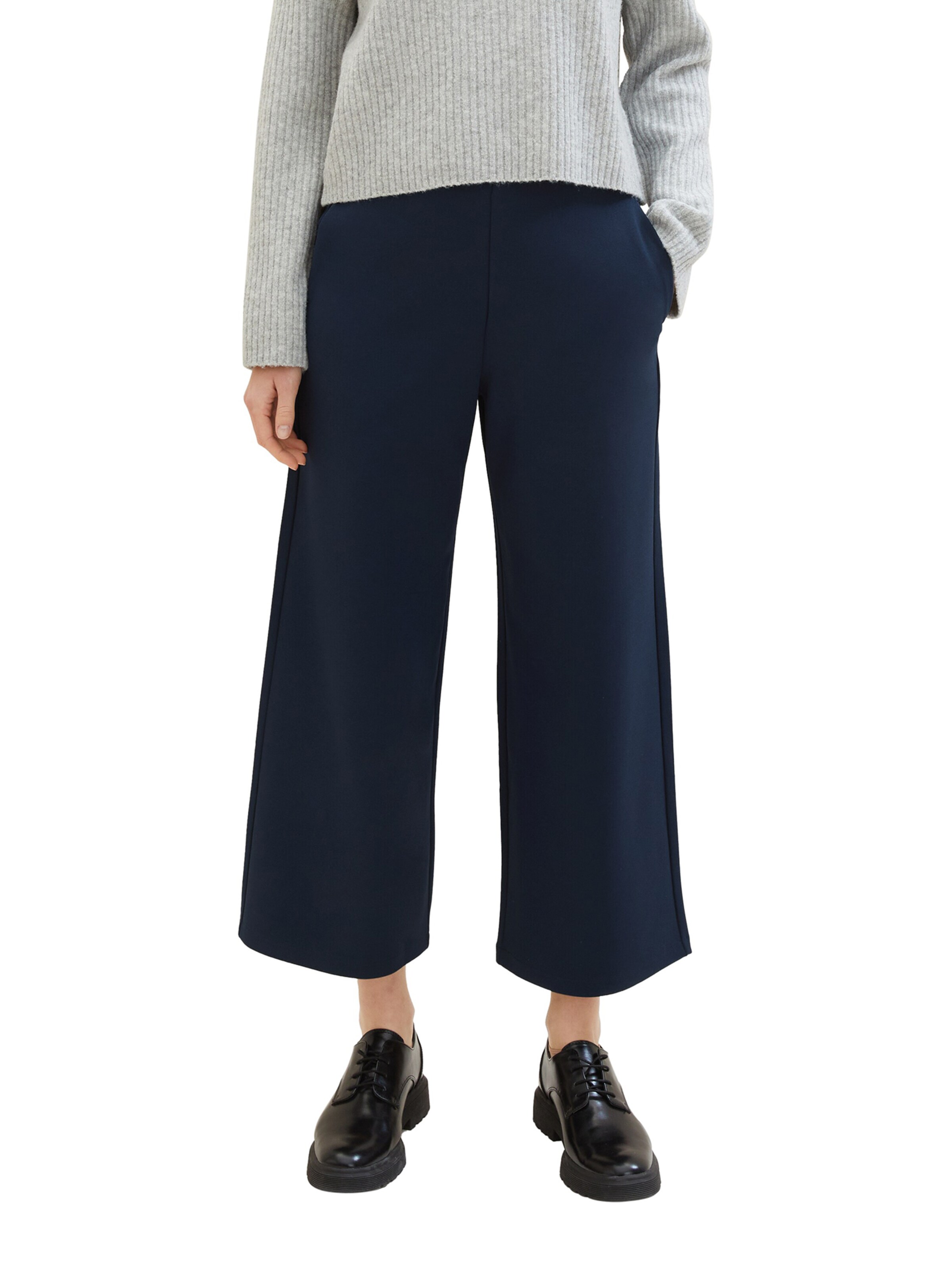 TOM TAILOR DENIM Wide leg Παντελόνι σε μπλε: μπροστά