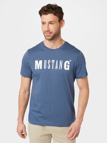 MUSTANG Shirt in Blue: front