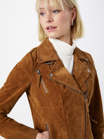 Veste mi-saison 'Bikerprincess' FREAKY NATION en marron