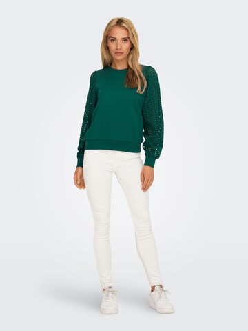 ONLY Sweatshirt 'DONNA' in Grün