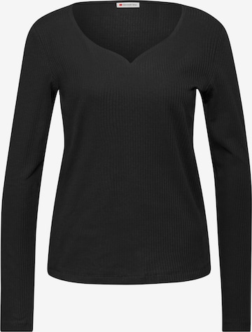 T-shirt STREET ONE en noir : devant