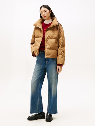 TOMMY HILFIGER Prehodna jakna | rjava barva