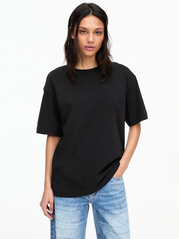 Maglietta di Pull&Bear in nero: frontale