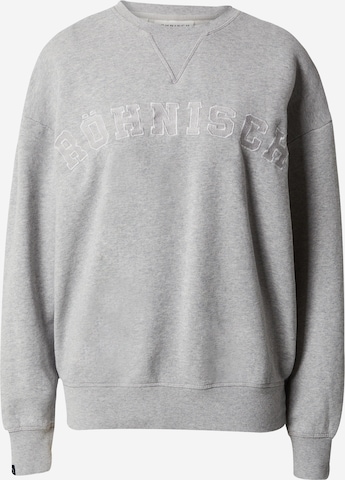 Röhnisch Athletic Sweatshirt 'ELEVATE' in Grey: front