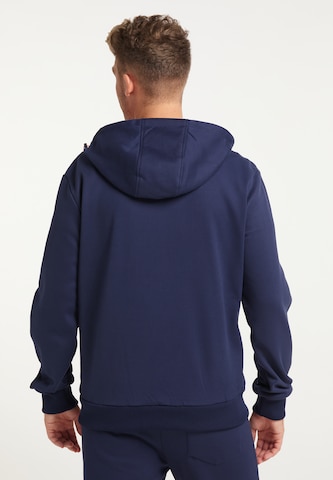 Mo SPORTS Sweatjacke in Blau