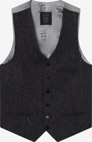 Shelby & Sons Suit Vest 'Sidcup' in Grey: front