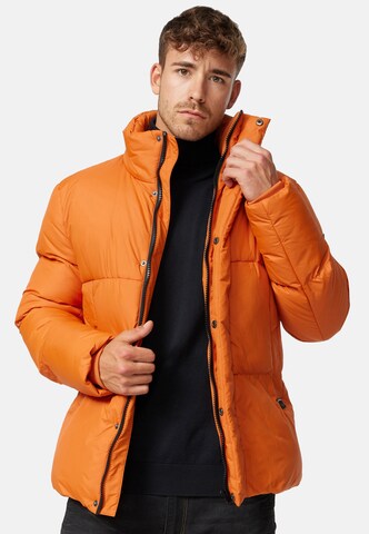 INDICODE JEANS Winter Jacket 'Lanse' in Orange