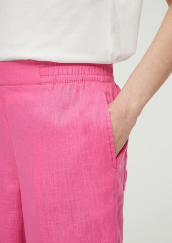 Wide Leg Pantalon s.Oliver en rose