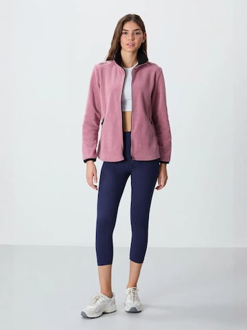 Tommy Life Fleece jas in Lila