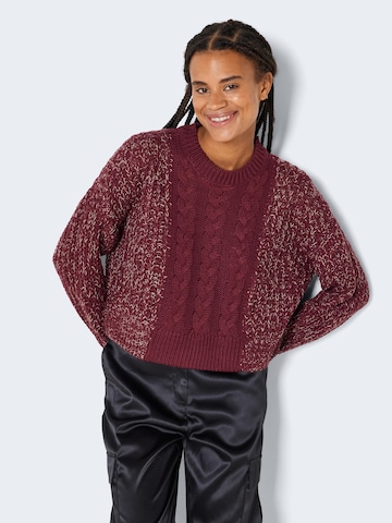 Noisy may - Pullover 'Lori' em vermelho: frente