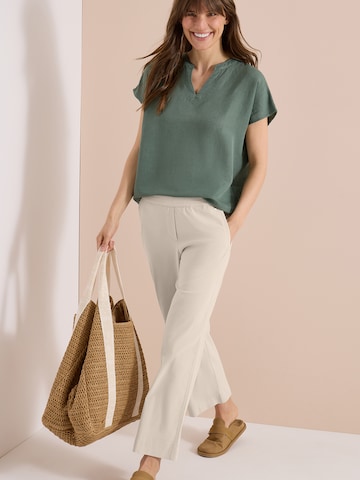 CECIL Wide leg Pants 'Neele' in Beige