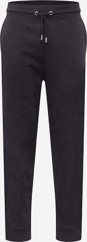 Effilé Pantalon GANT en noir : devant