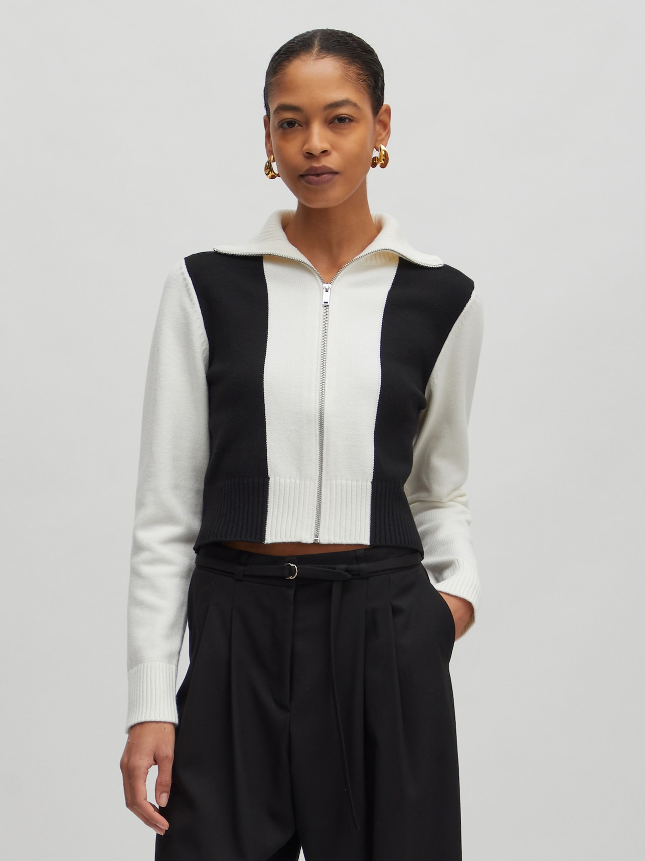 EDITED Produkte Strickjacke 'Uli' schwarz