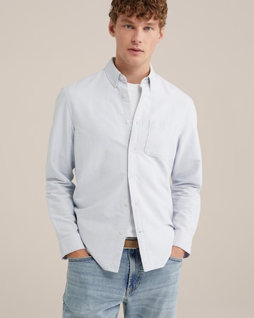 WE Fashion Regular fit Ing - kék