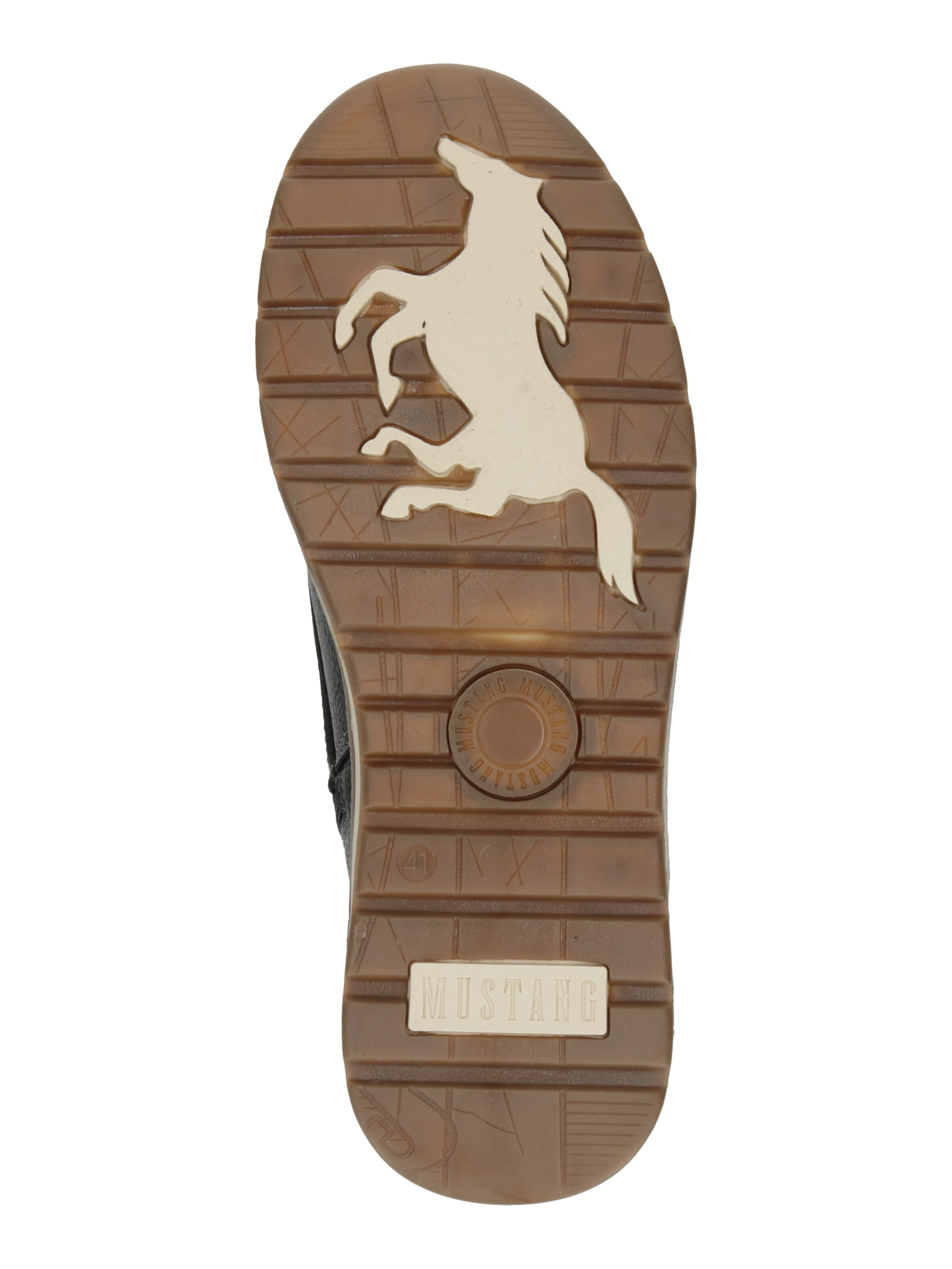 MUSTANG Schnürboots in Grau