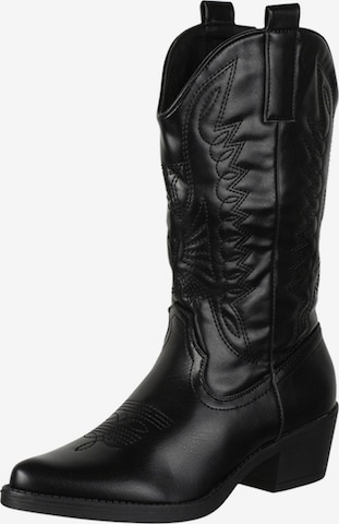 Elara Comwboystøvler i sort: forside