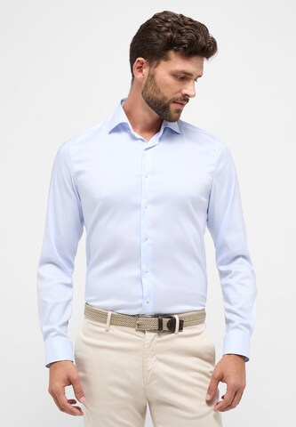 ETERNA Slim fit Zakelijk overhemd in Blauw: voorkant