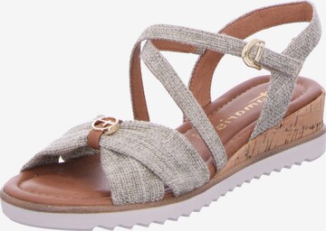 TAMARIS Sandals in Grey: front