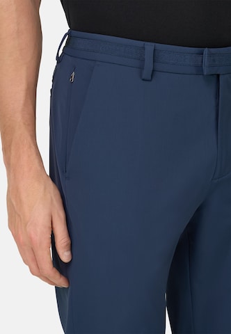 Coupe slim Pantalon Boggi Milano en bleu